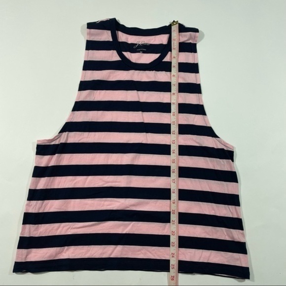 J Crew Womens Stripe Oversized Muscle Tank Top - Picture 7 of 8